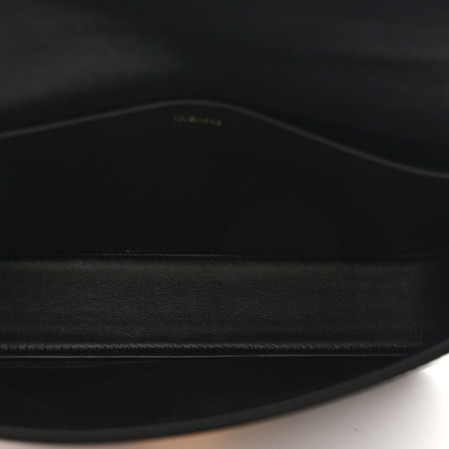 Shiny Calfskin Triomphe Chain Shoulder Bag Black