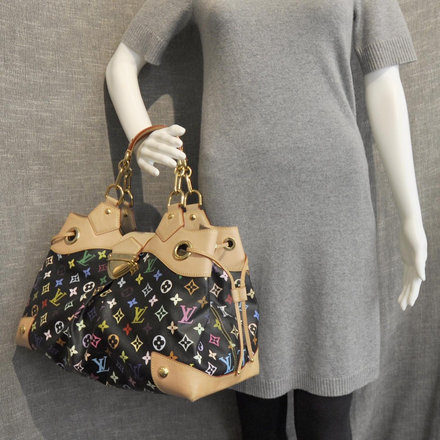 Monogram Multicolor Ursula Black