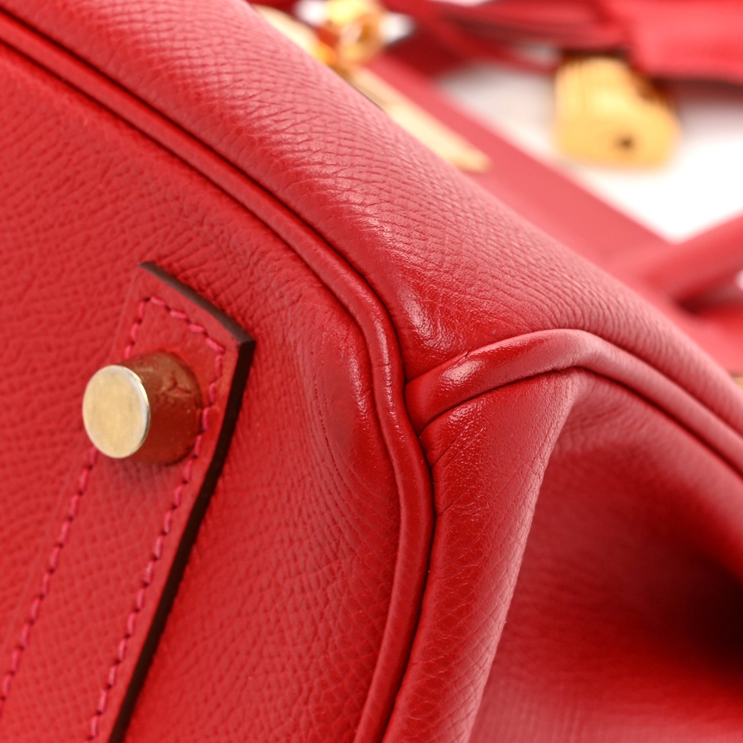 Epsom Birkin 30 Rouge Casaque