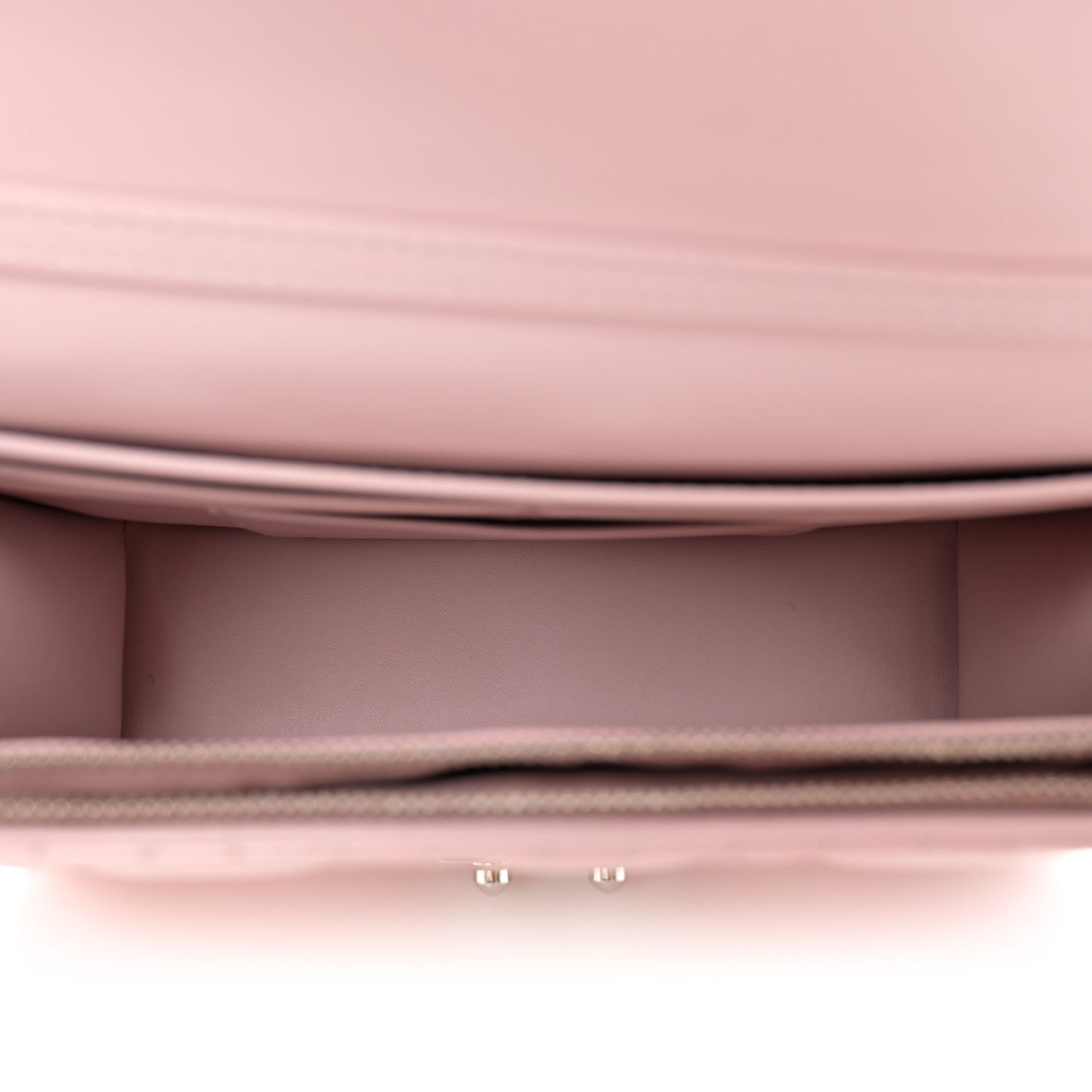Patent Cannage Miss Dior Promenade Pouch Pink