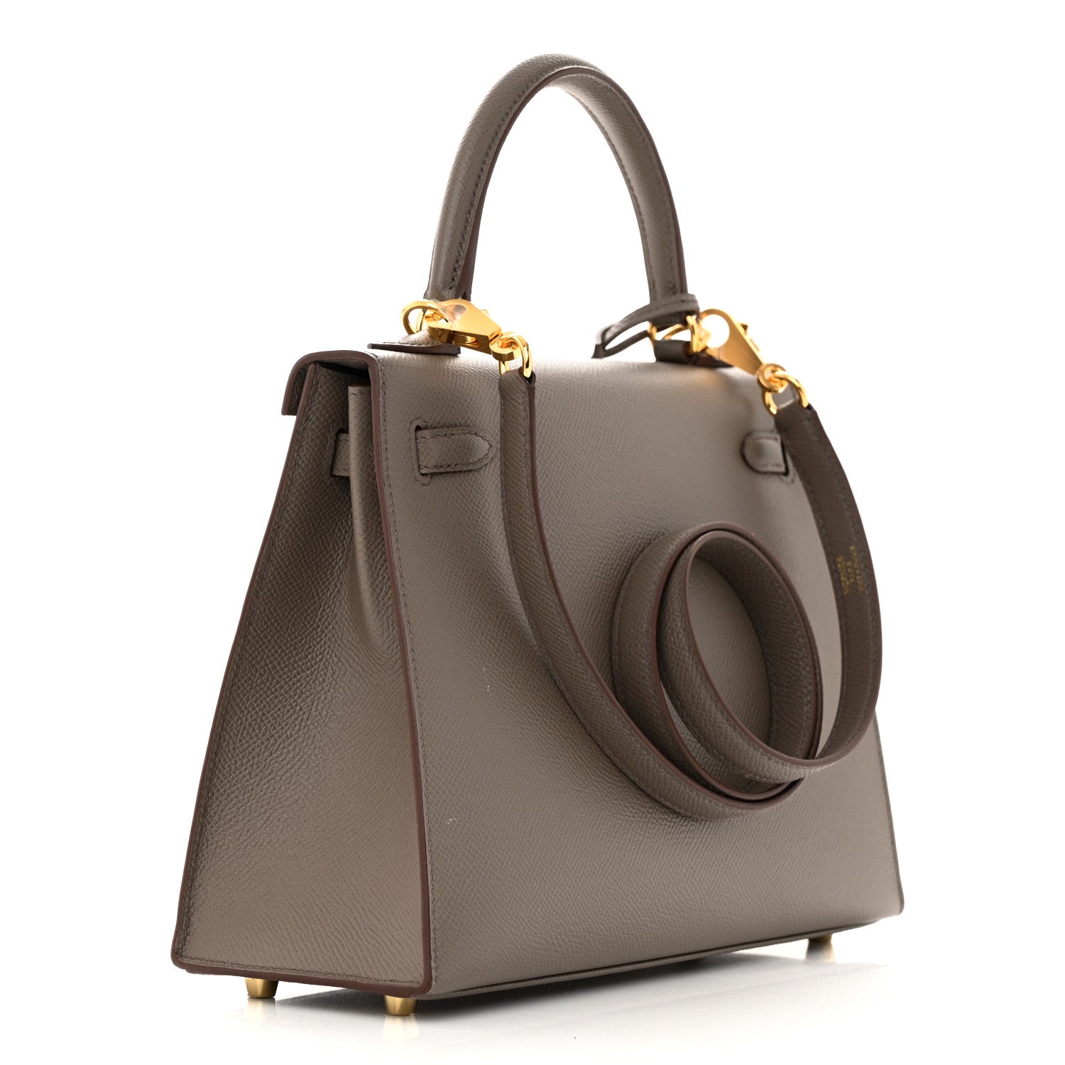 Hermes Epsom Kelly Sellier 25 Etain 3 of 12