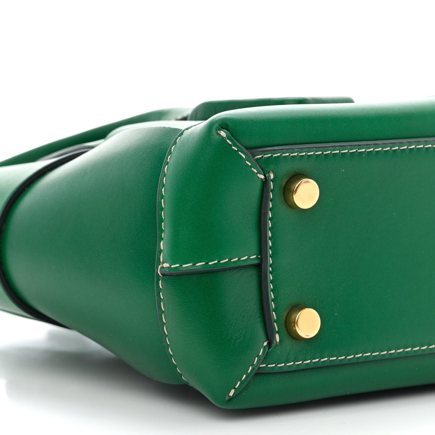 French Calfskin Maxi Intrecciato Arco 33 Racing Green