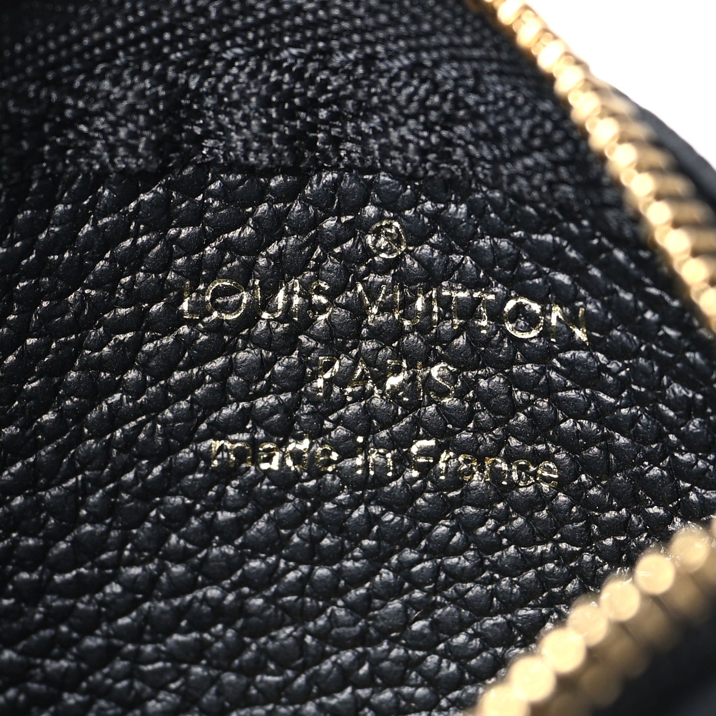 Empreinte Monogram Giant Key Pouch Black Beige
