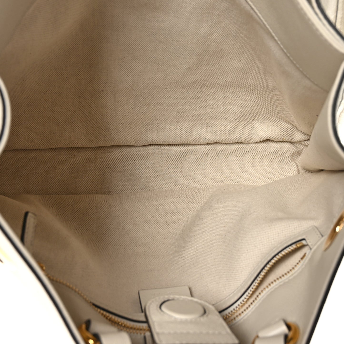 New Sakai Calfskin Lux Medium Horsebit 1955 Tote Bag Mystic White