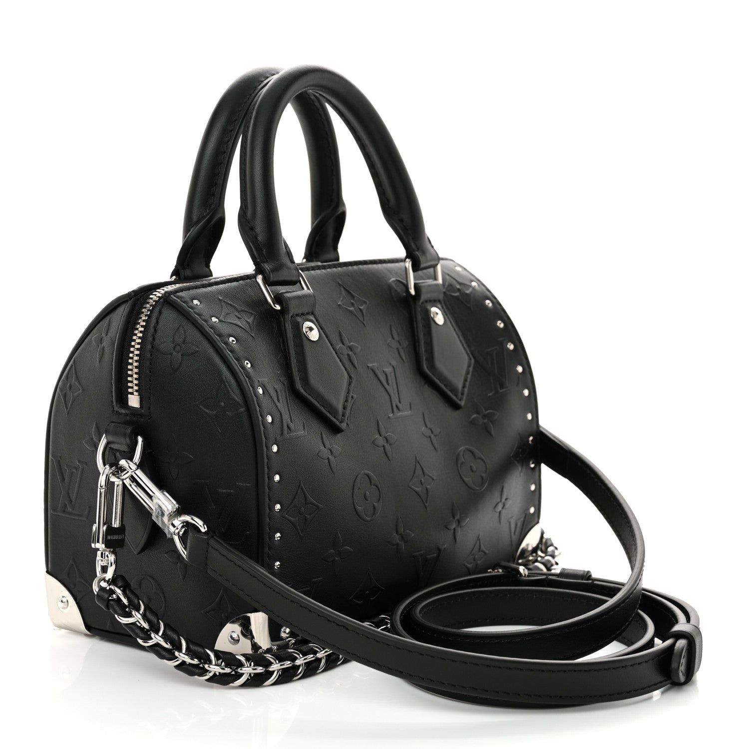 Louis Vuitton Calfskin Monogram Bold Speedy Trunk 20 3 of 10