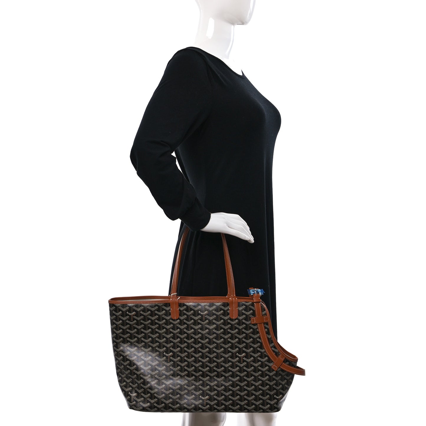 Goyardine Chien Gris Bag Black Gold