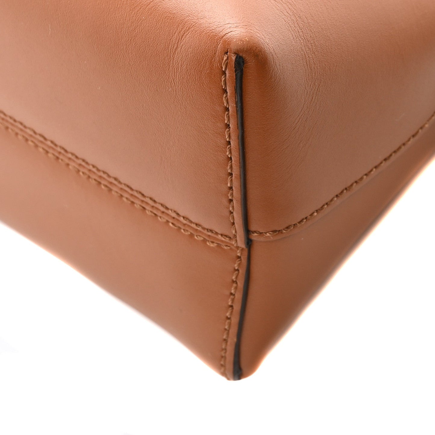 Vitello King Logo Embossed Mini By The Way Boston Bag Cuoio