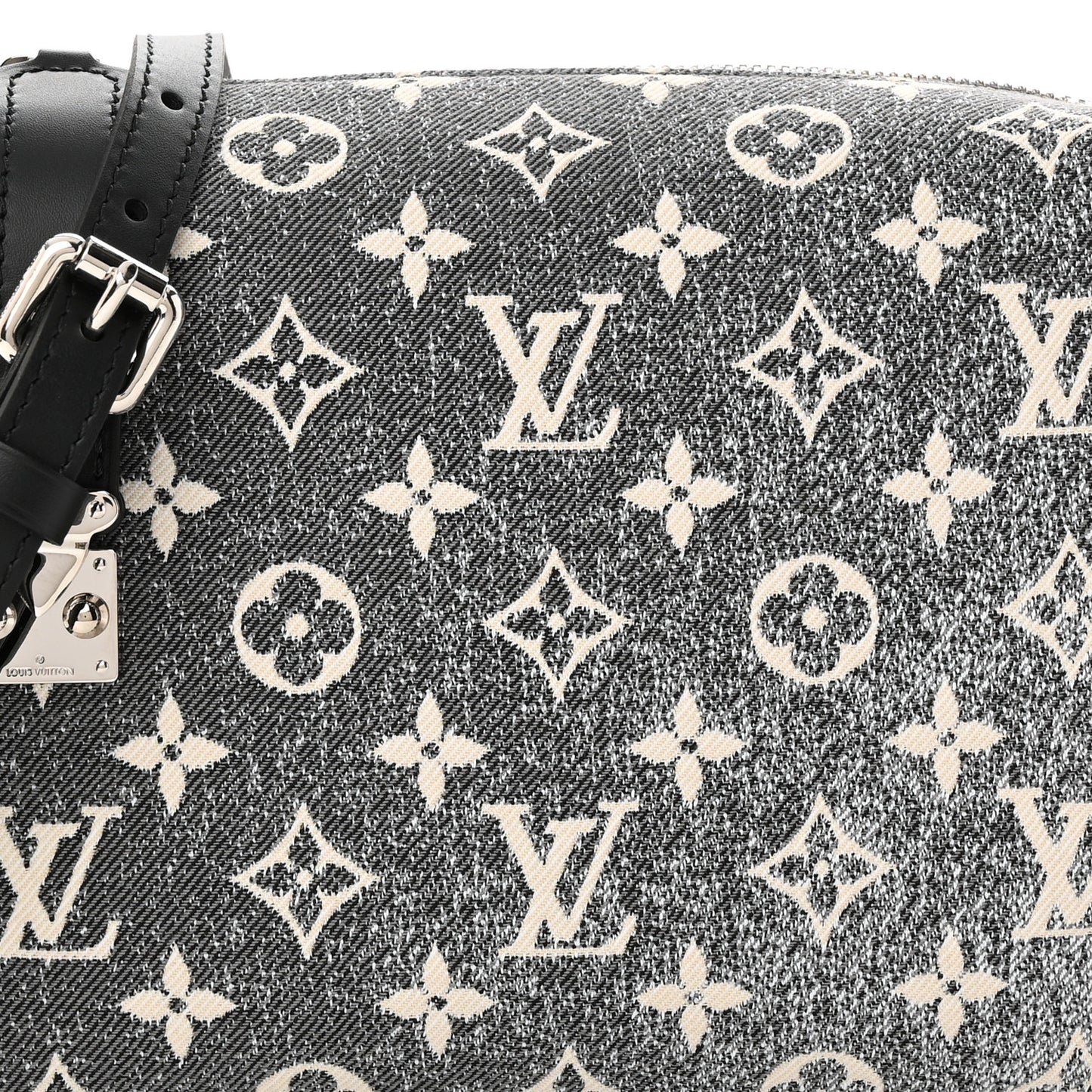 Monogram Jacquard Denim Side Trunk Grey