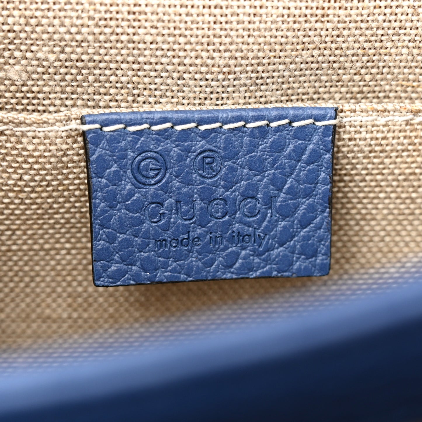 Dollar Calfskin Small Interlocking G Shoulder Bag Caspian