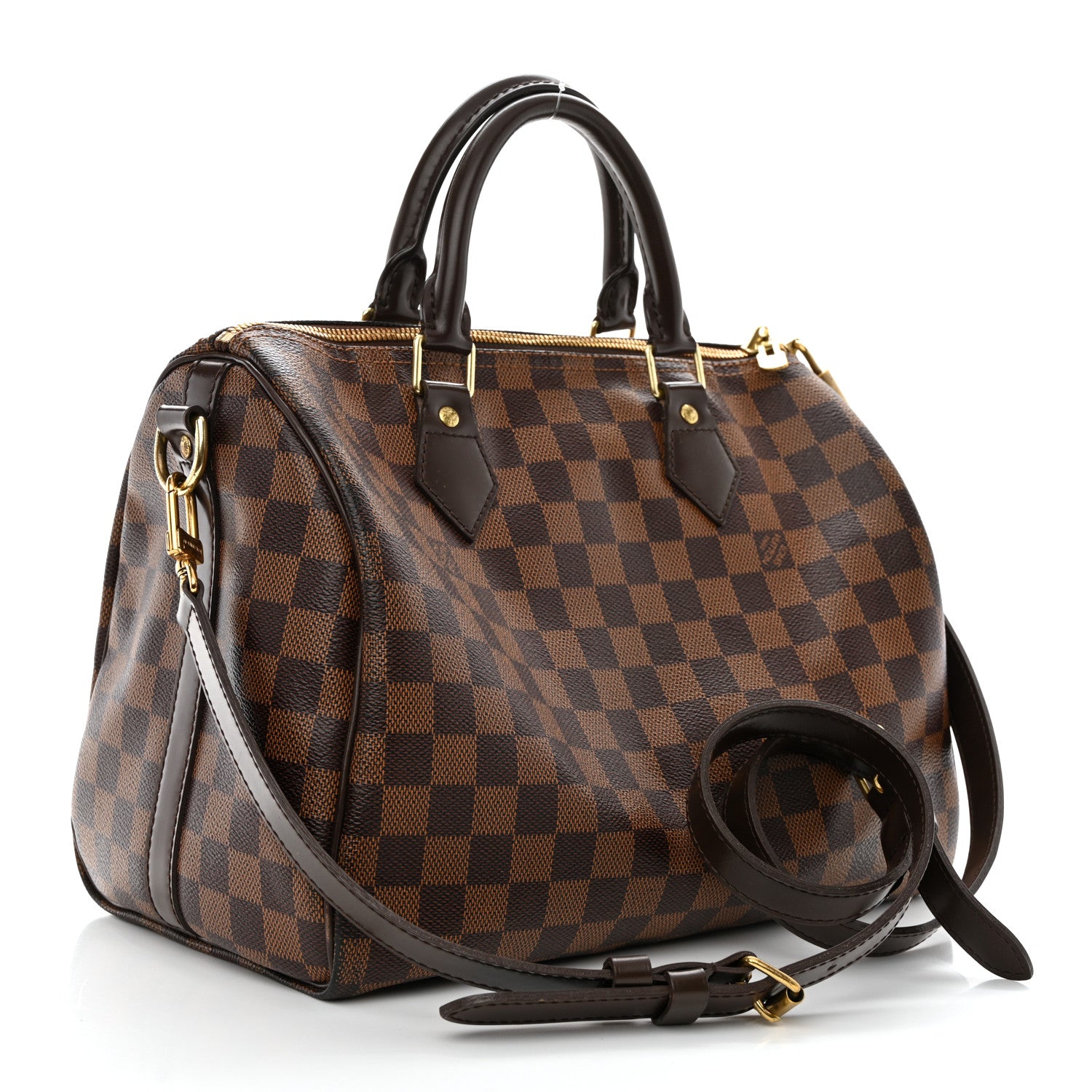 Louis Vuitton Damier Ebene Speedy Bandouliere 30 3 of 12