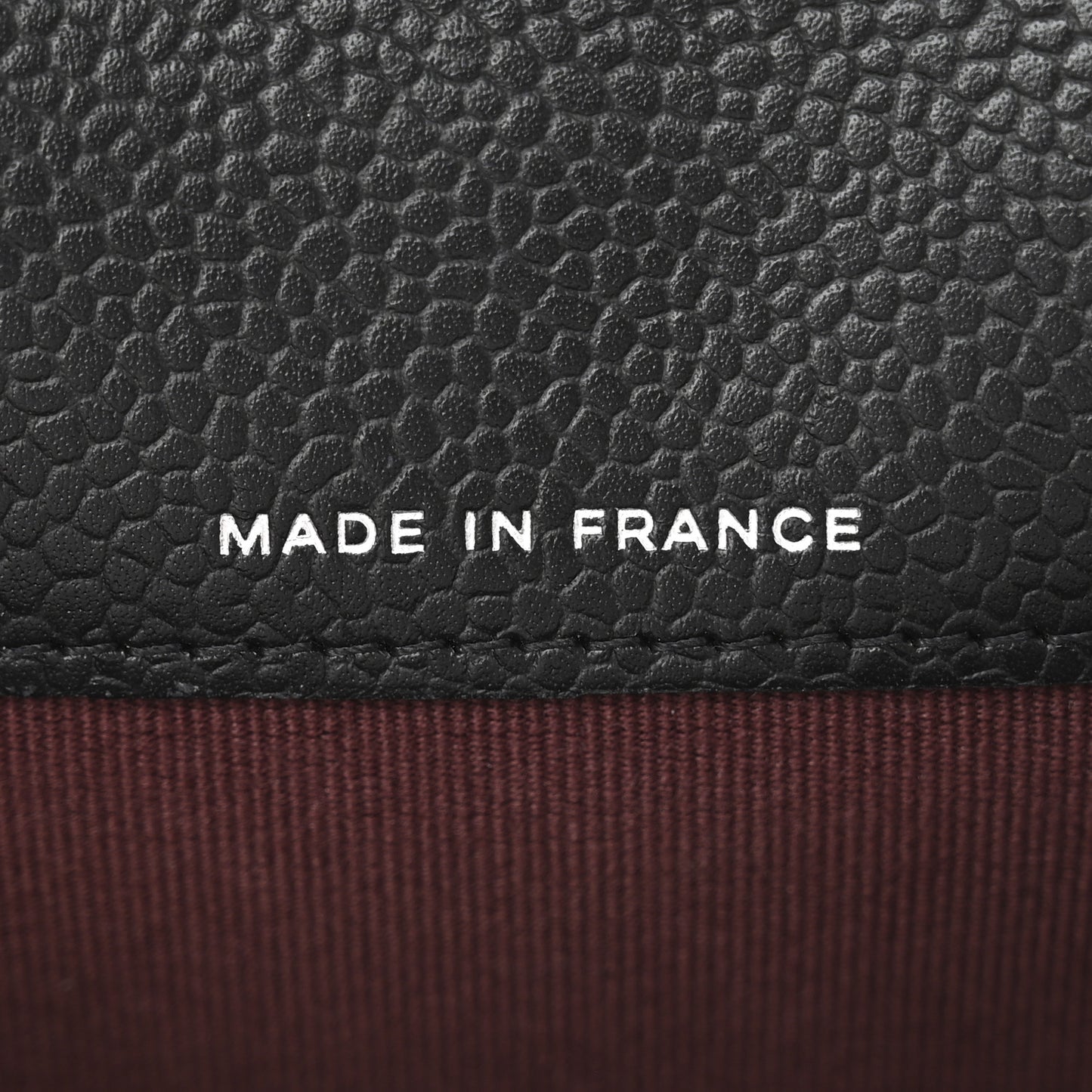 Caviar Quilted Flap Card Holder Wallet Black