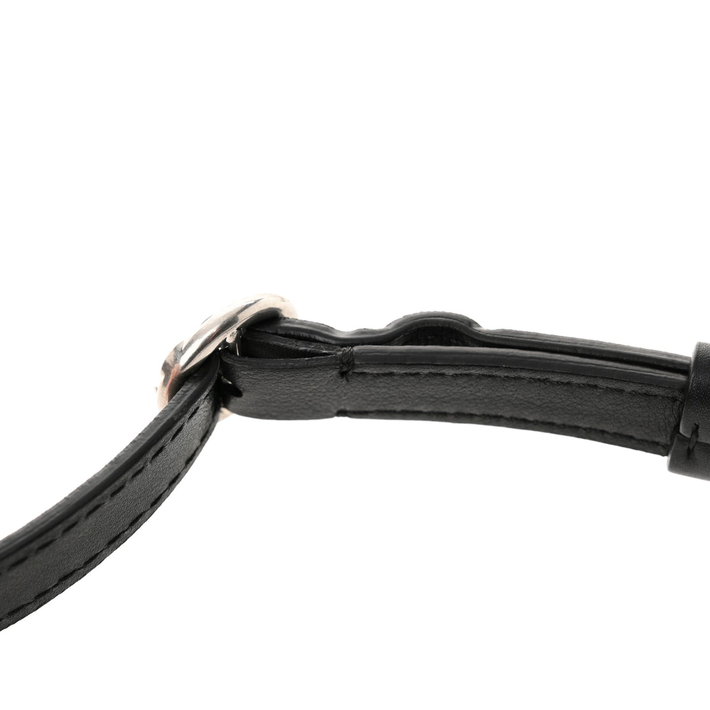 Calfskin Coco Eyelets Small Flap Bag Black