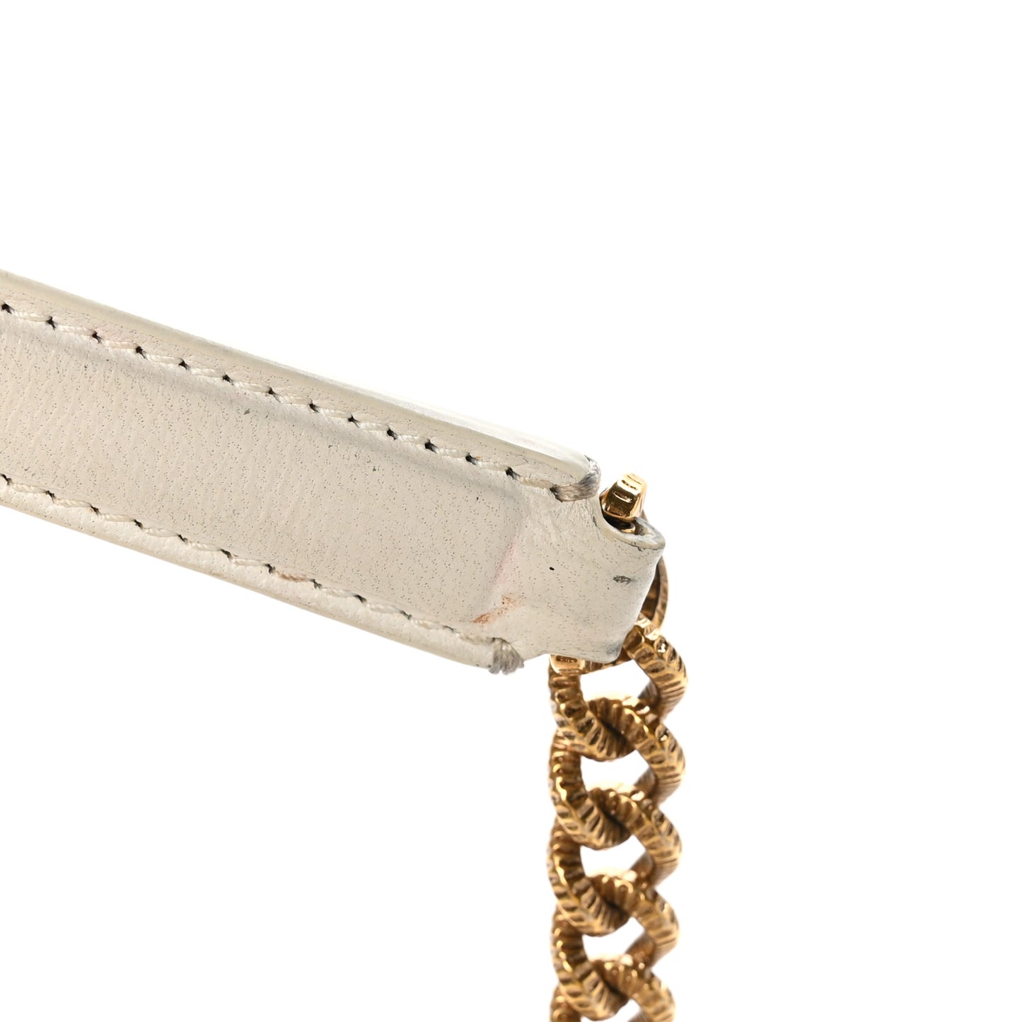 Calfskin Large Devotion Crossbody Bag White