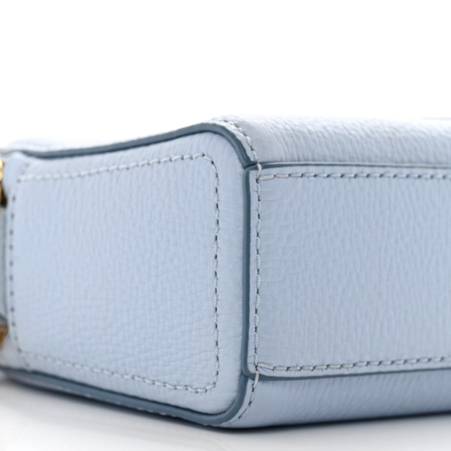 Marc Jacobs Calfskin Shutter Camera Crossbody Bag Light Blue 10 of 11