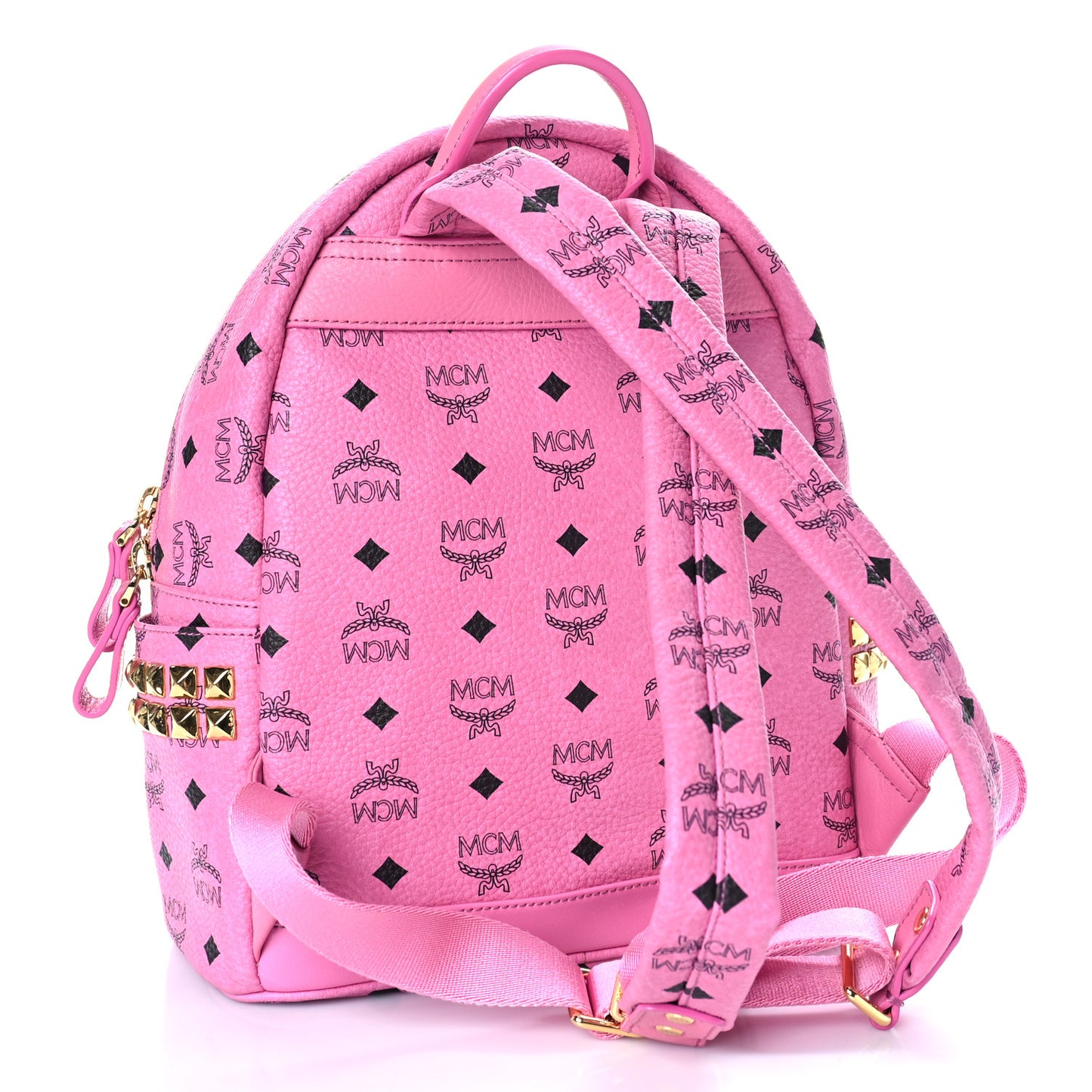 Visetos Small Side Stud Stark Backpack Pink