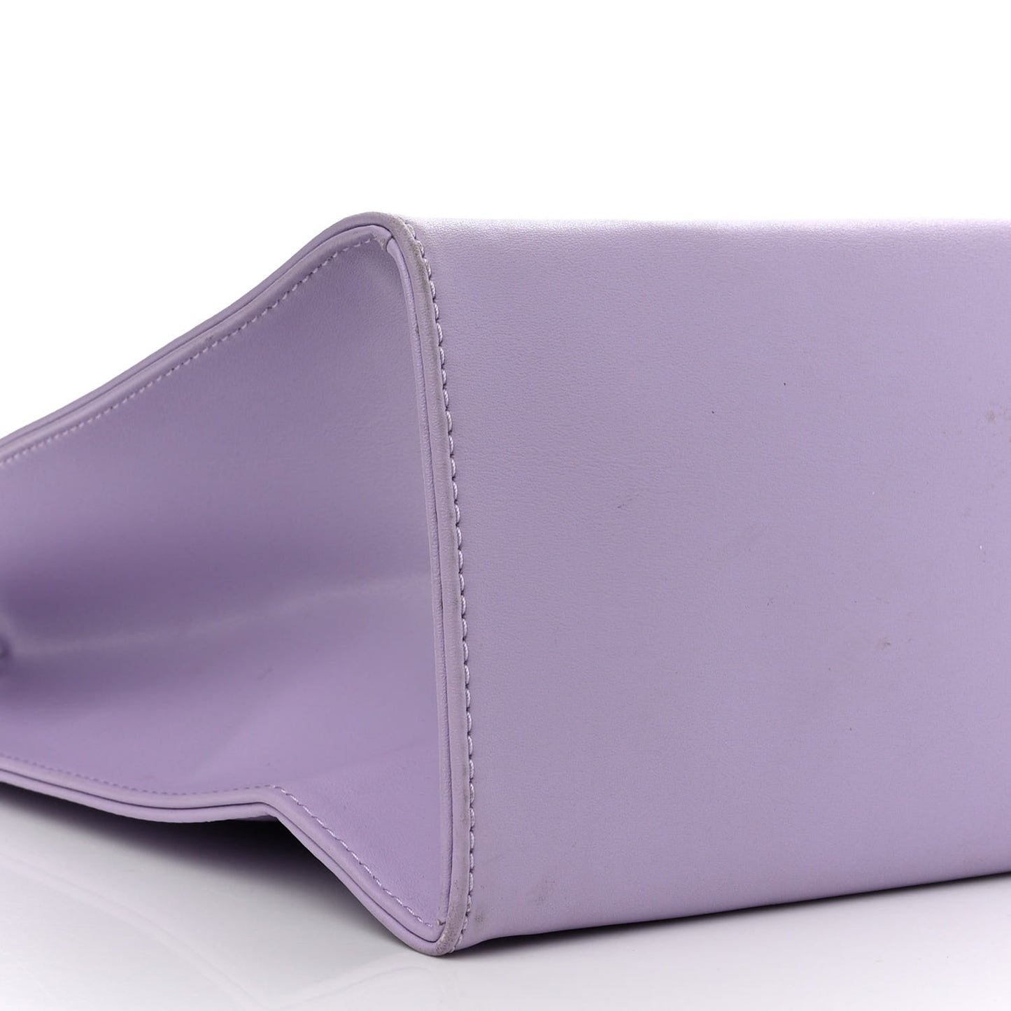 Vegan Leather Medium Shopping Bag Lavender