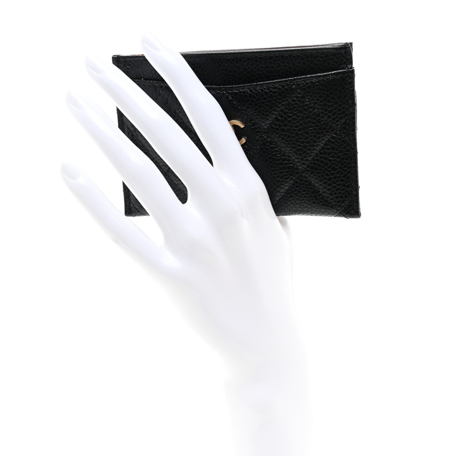 Chanel Caviar Quilted Card Holder Black 2 of 9