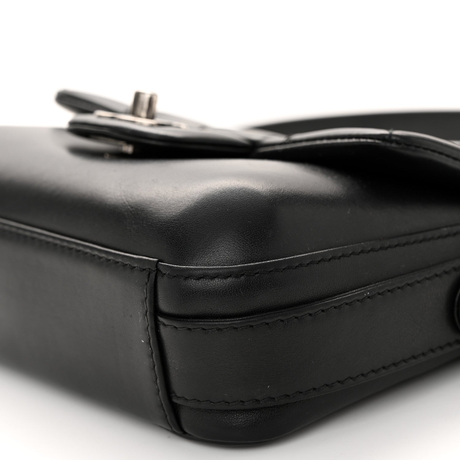 Chanel Calfskin Quilted Small Rock My Shoulder Flap Black 10 of 10