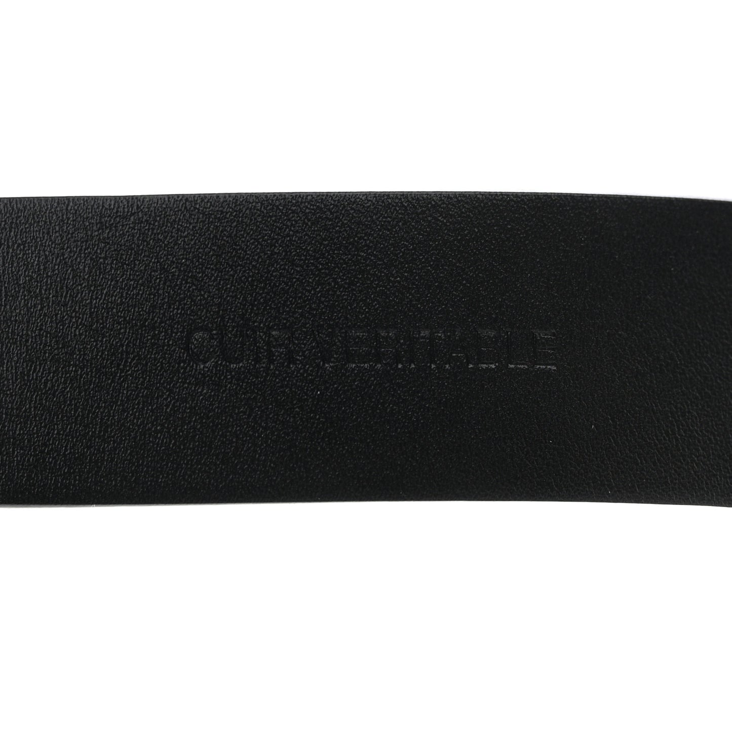 Calfskin Paris Button CC Belt 80 32 Black