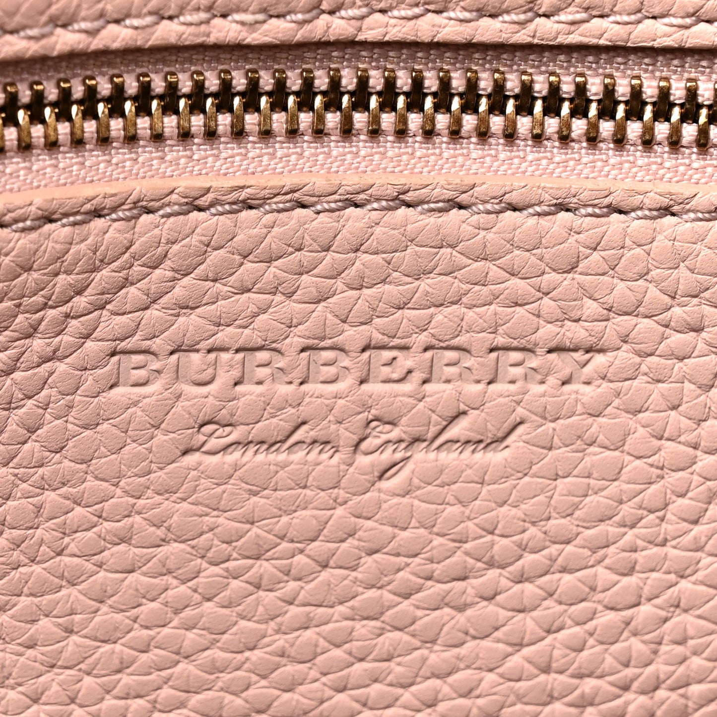 Grainy Calfskin Remington Tote Pale Ash Rose