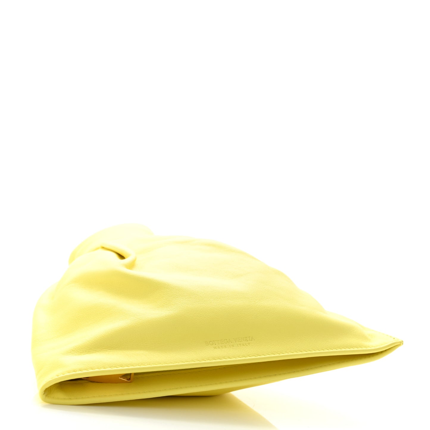 Calfskin Mini BV Twist Yellow