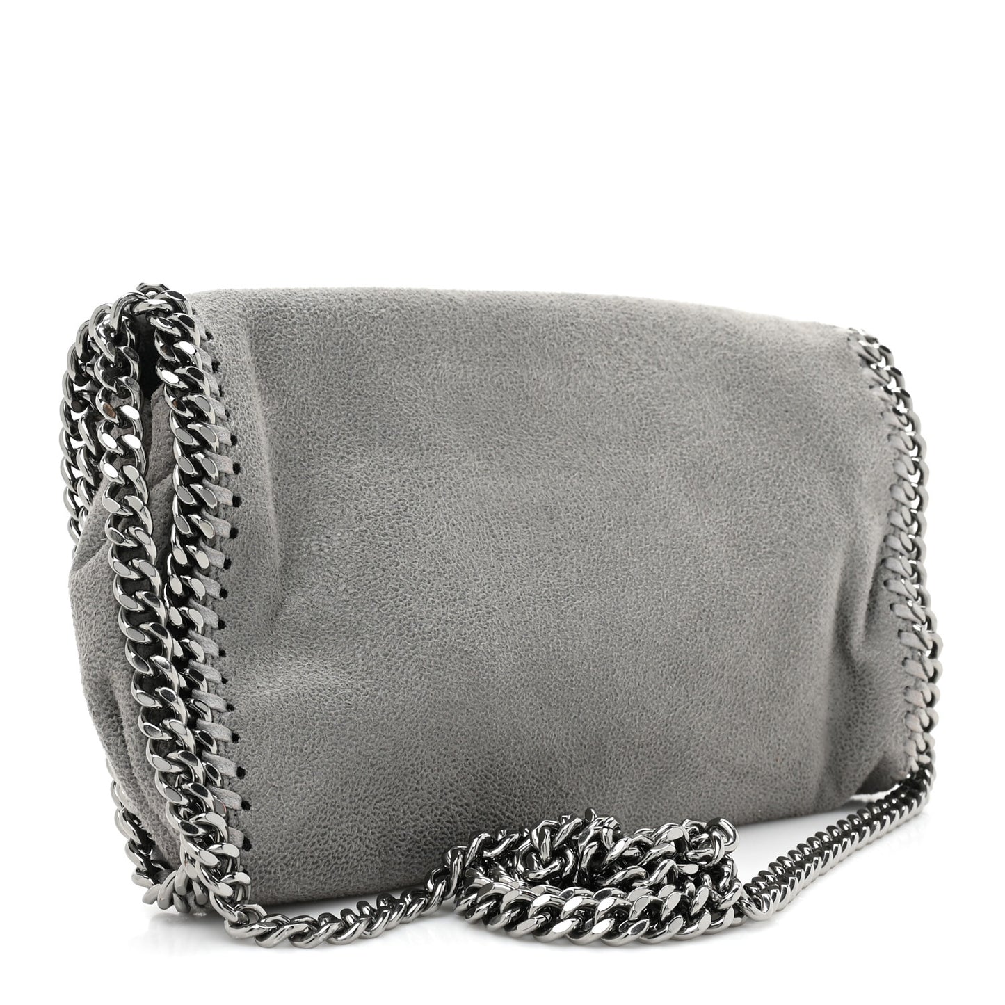 Shaggy Deer Falabella Crossbody Bag Light Grey