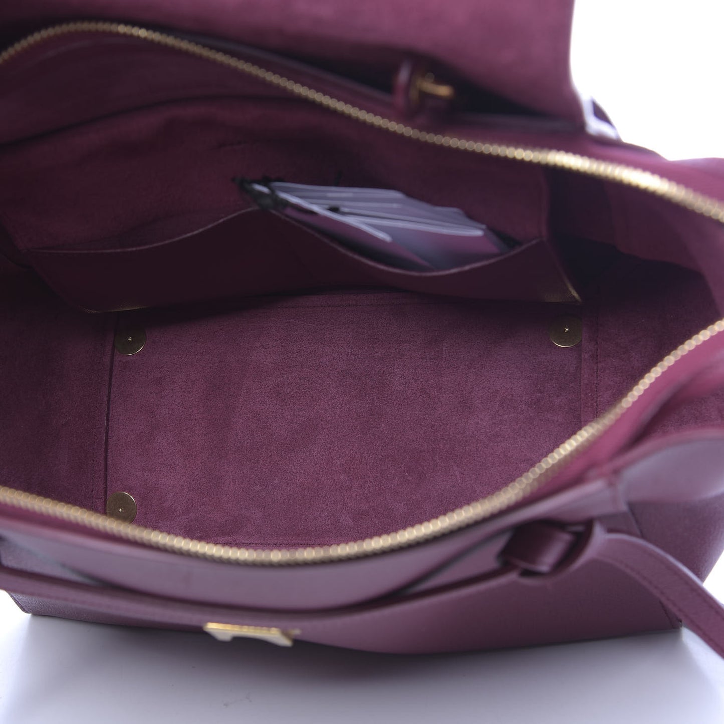 Smooth Calfskin Mini Belt Bag Plum