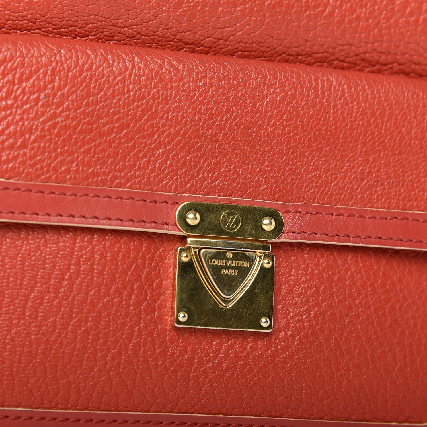 Louis Vuitton Suhali Pochette Red 8 of 9