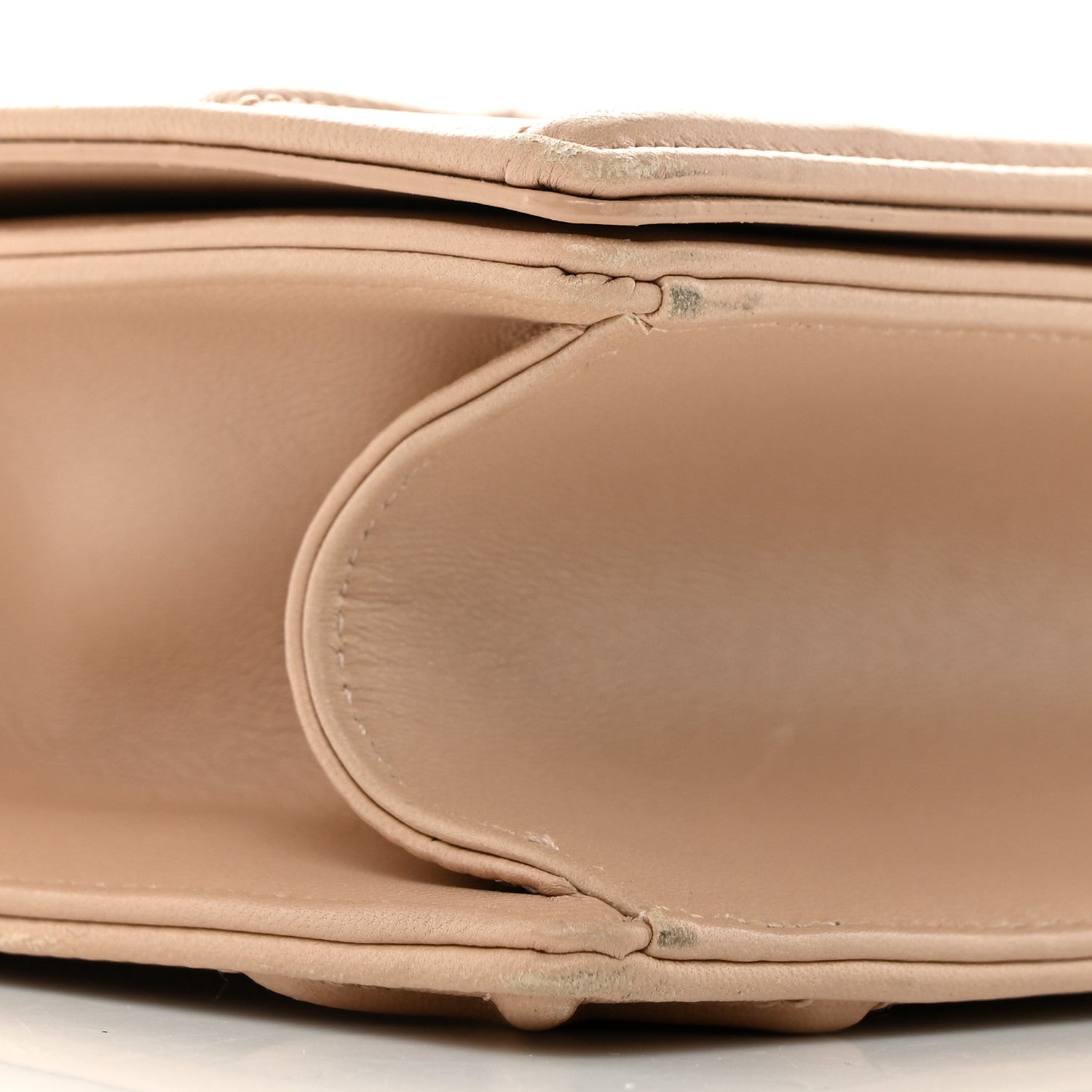 Christian Dior Lambskin Medium Diorama Flap Bag Nude 9 of 12