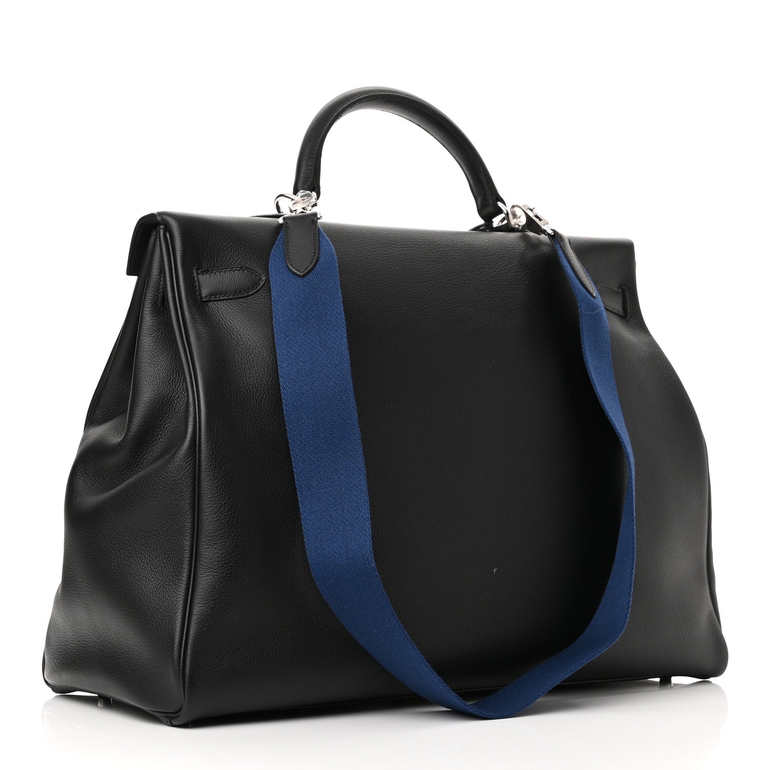 Hermes Taurillon Novillo Voyage Kelly 50 Black 2 of 9