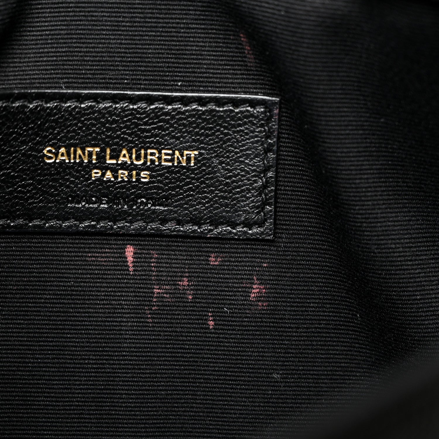 Saint Laurent Grain De Poudre Uptown Pouch Black 9 of 9