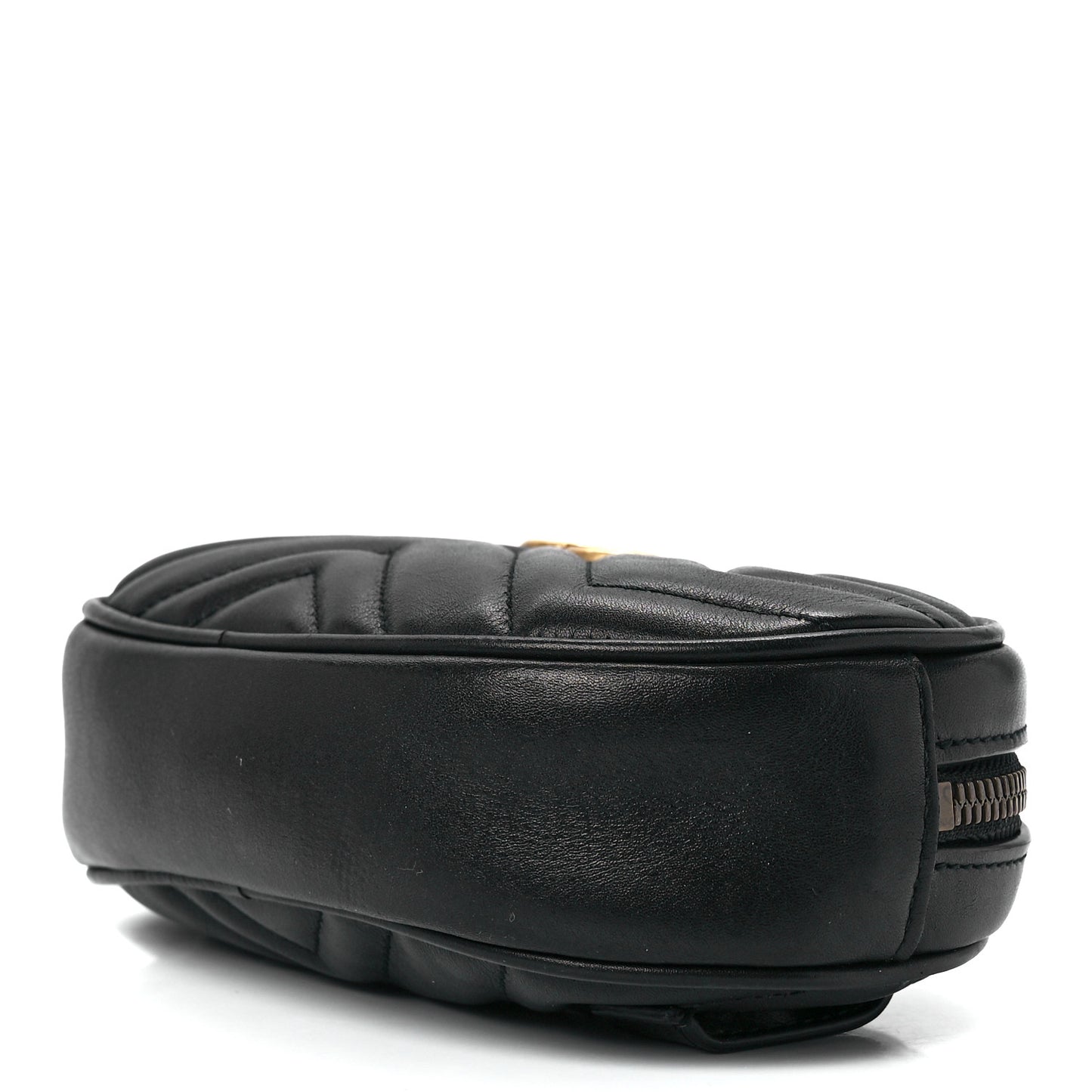 Calfskin Matelasse GG Marmont Belt Bag 75 30 Black