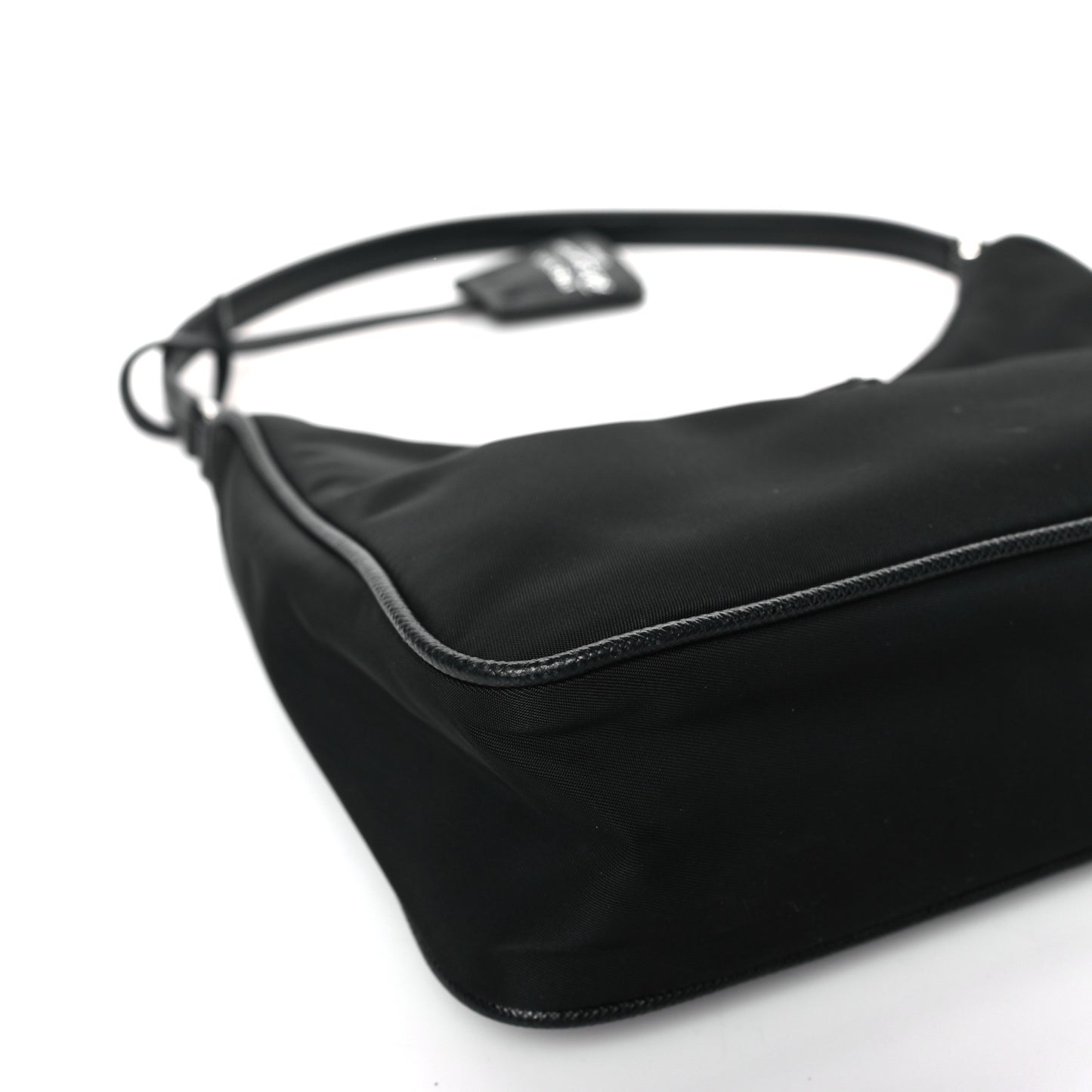 Tessuto Nylon Saffiano Mini Re-Edition 2005 Bag Black