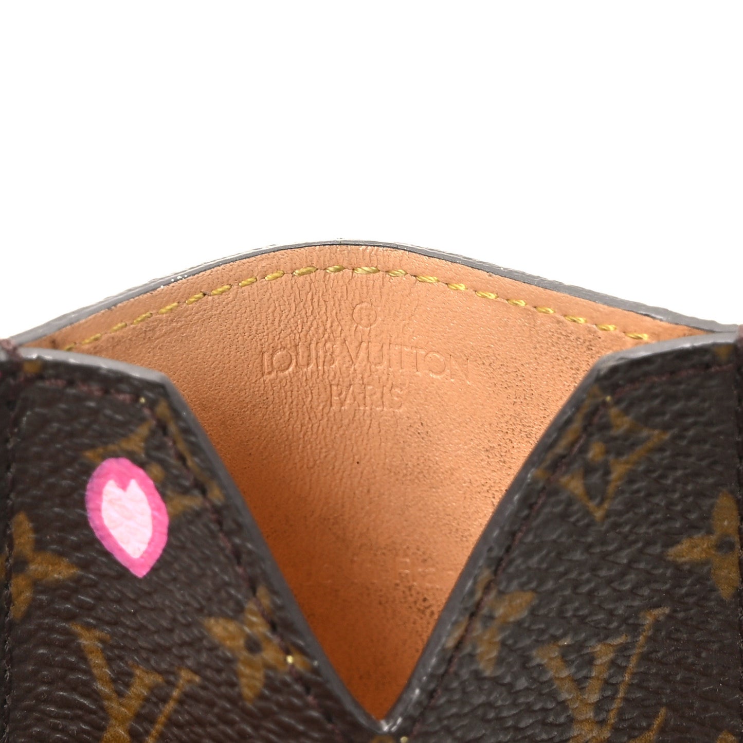 Monogram Cherry Blossom Mirror With Case Brown