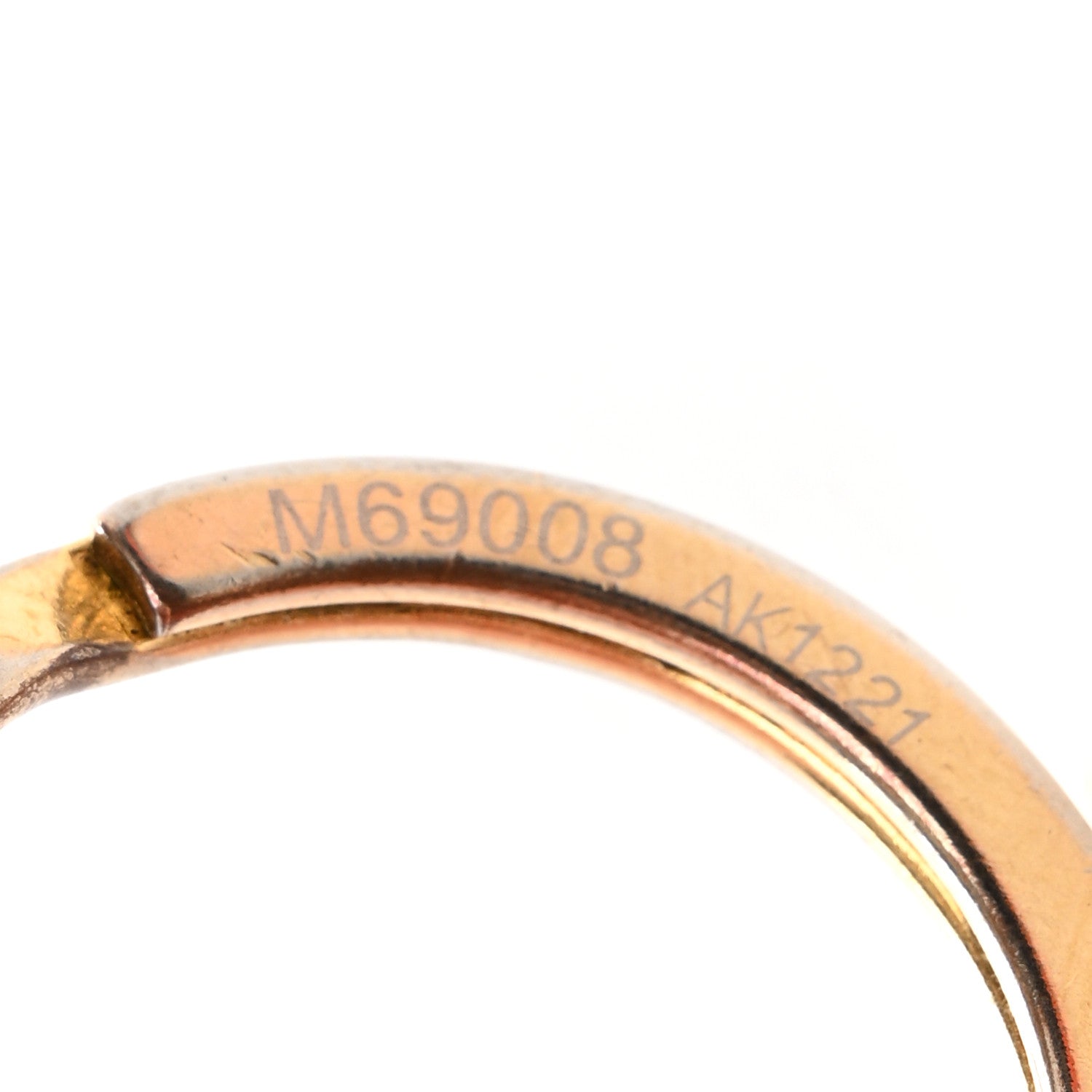 Louis Vuitton Metal Monogram Epi Spring Street Bag Charm Key Holder Gold 5 of 5