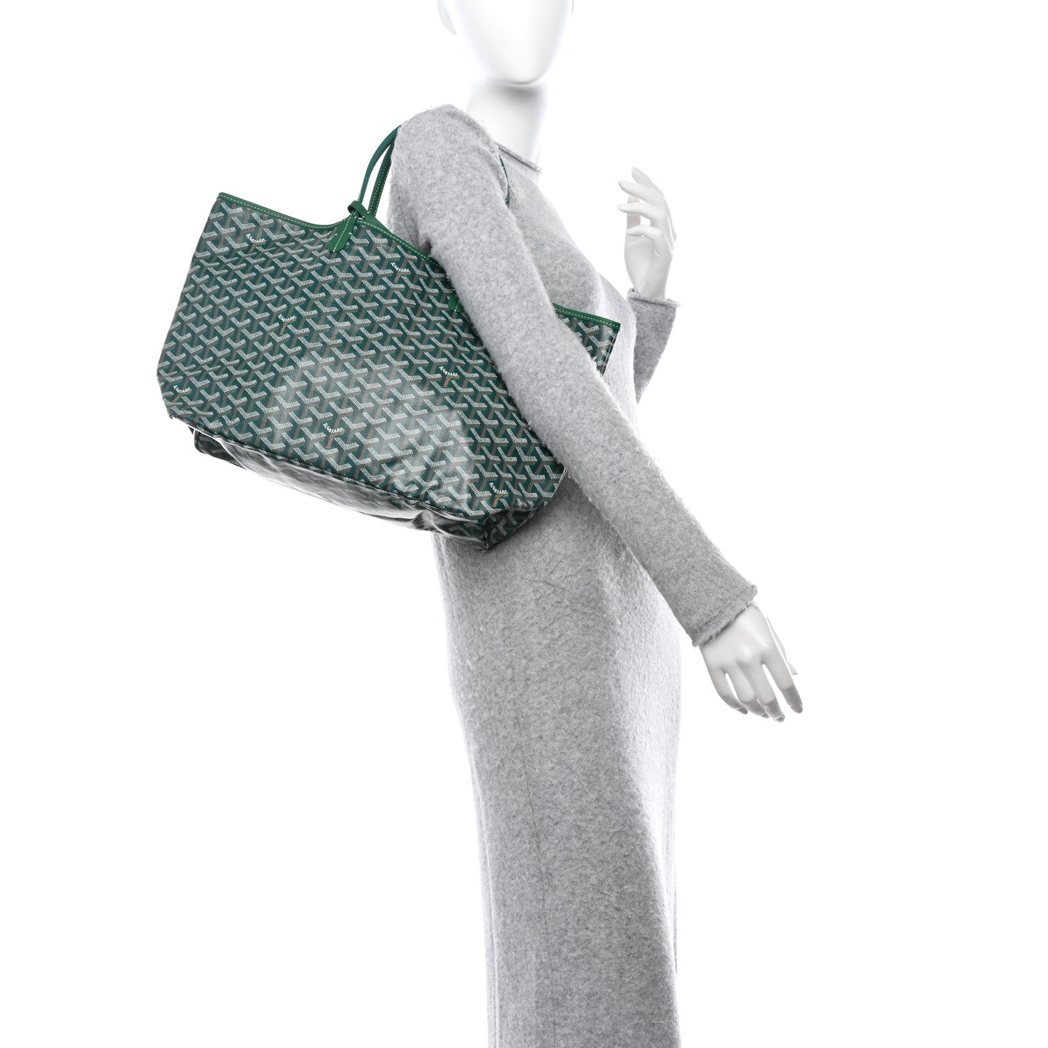 Goyard Goyardine Saint Louis PM Green 2 of 11