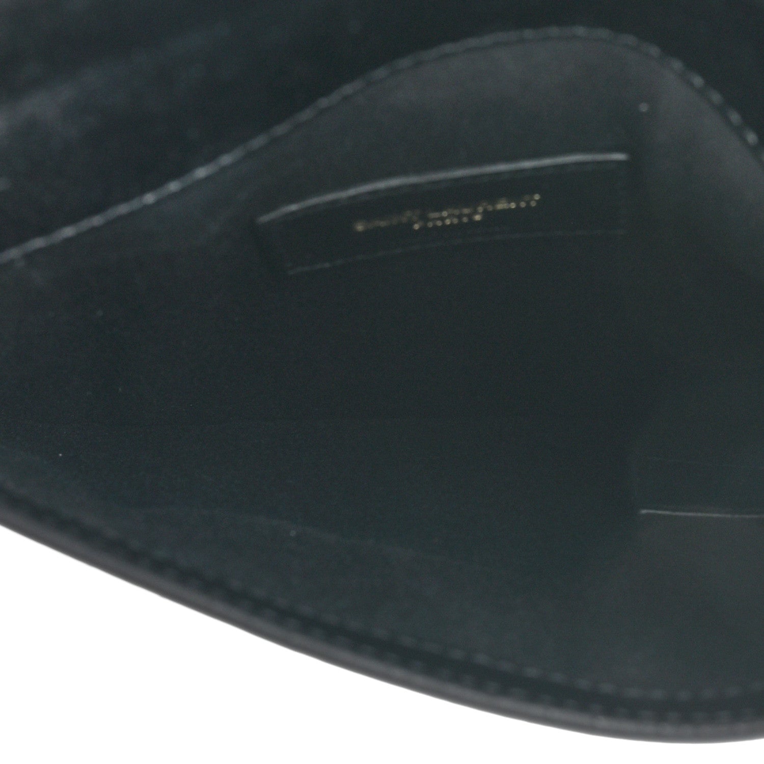Saint Laurent Smooth Shiny Calfskin Monogram Uptown Baby Pouch Black 5 of 9