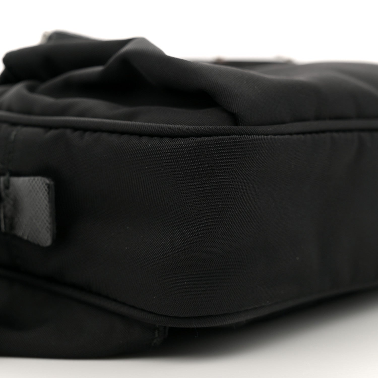Prada Re-Nylon Saffiano Belt Bag L Black 9 of 12