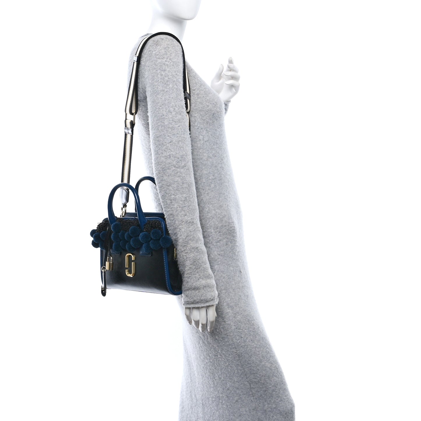 Saffiano Little Big Shot Tote Black Multicolor