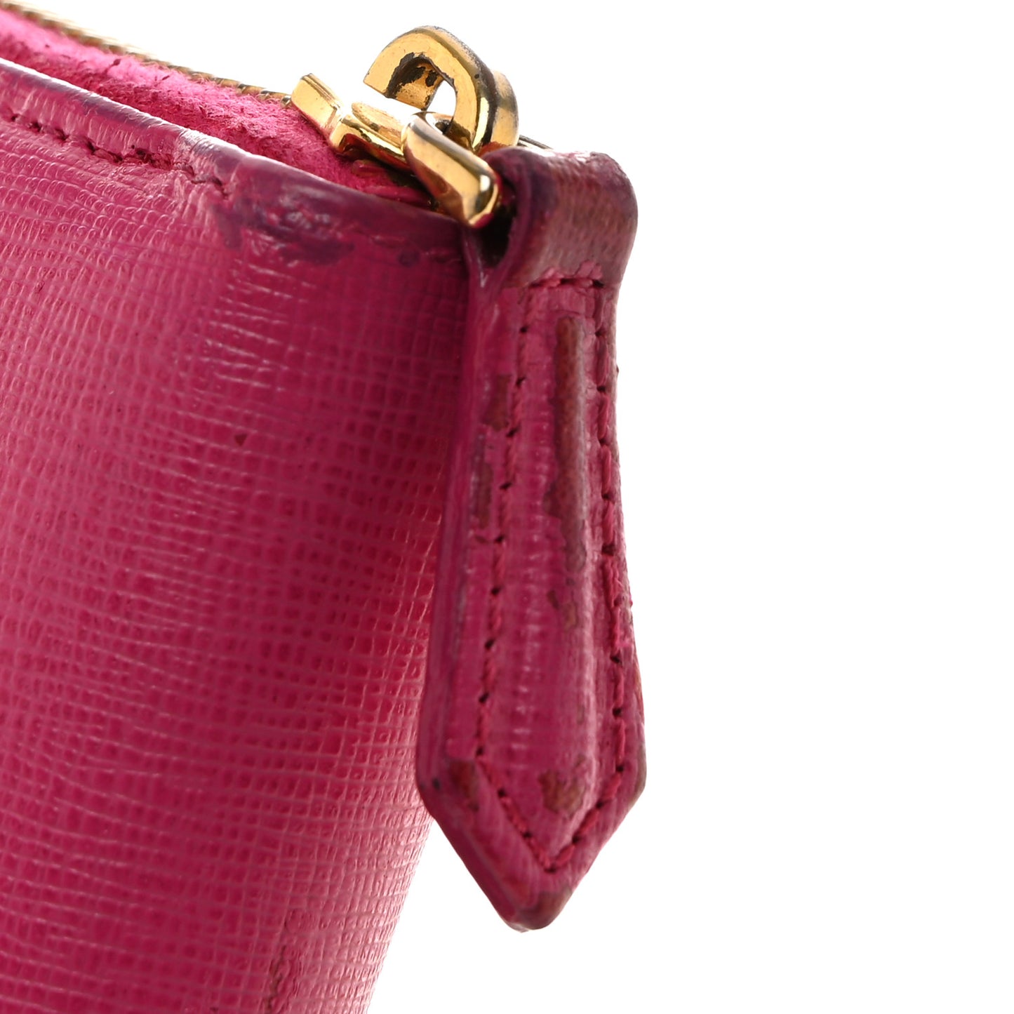 Vitello Elite Zip Around Wallet Ciclamino