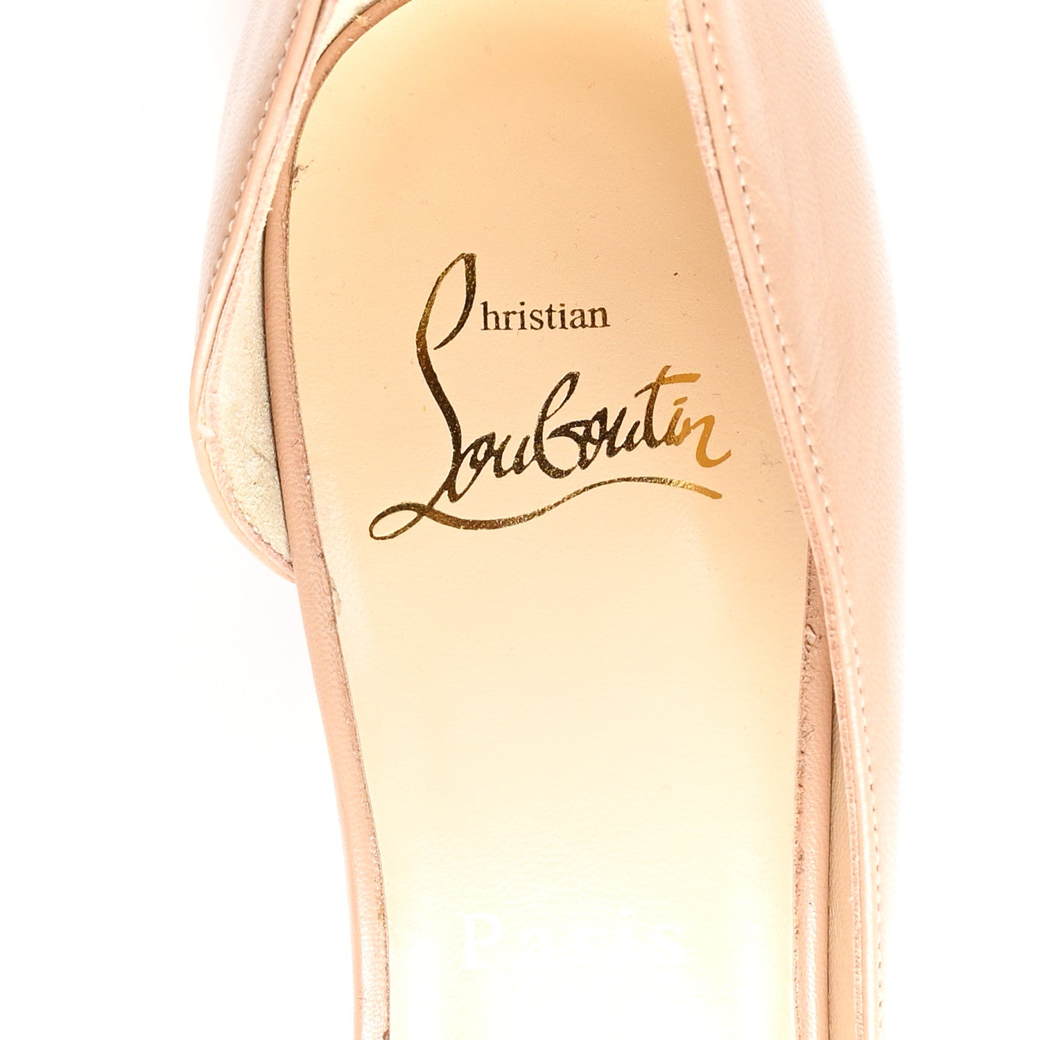 Christian Louboutin Nappa Iriza 100 Pumps 37 Nude 8 of 10