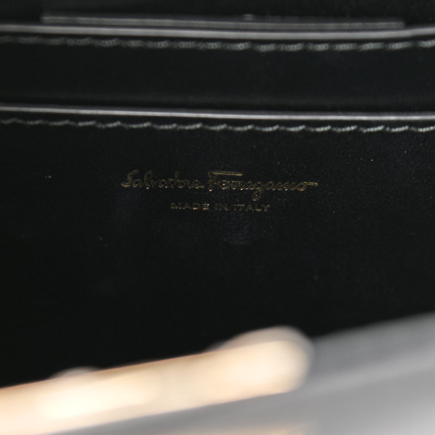 Calfskin Small The Studio Box Bag Black