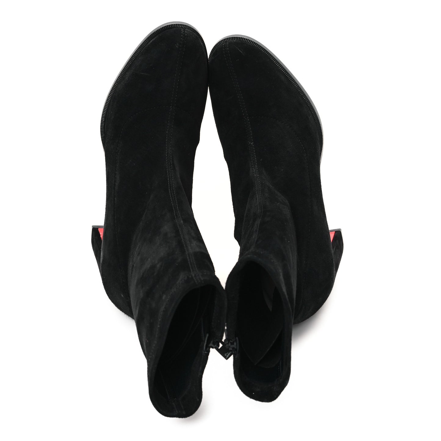 Suede Stretchadoxa Ankle Bootie 35 Black