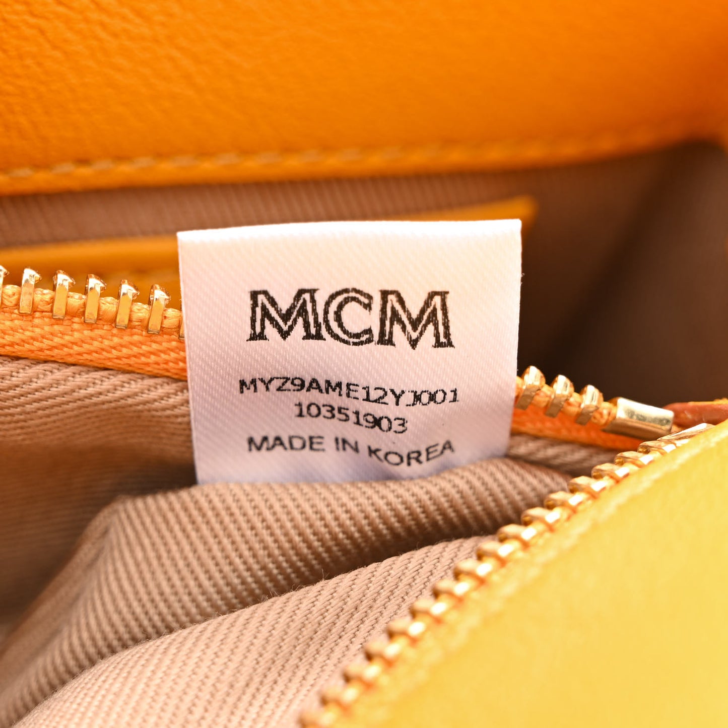Calfskin Ottomar Monogram Medium Millie Crossbody Bag Golden Mango