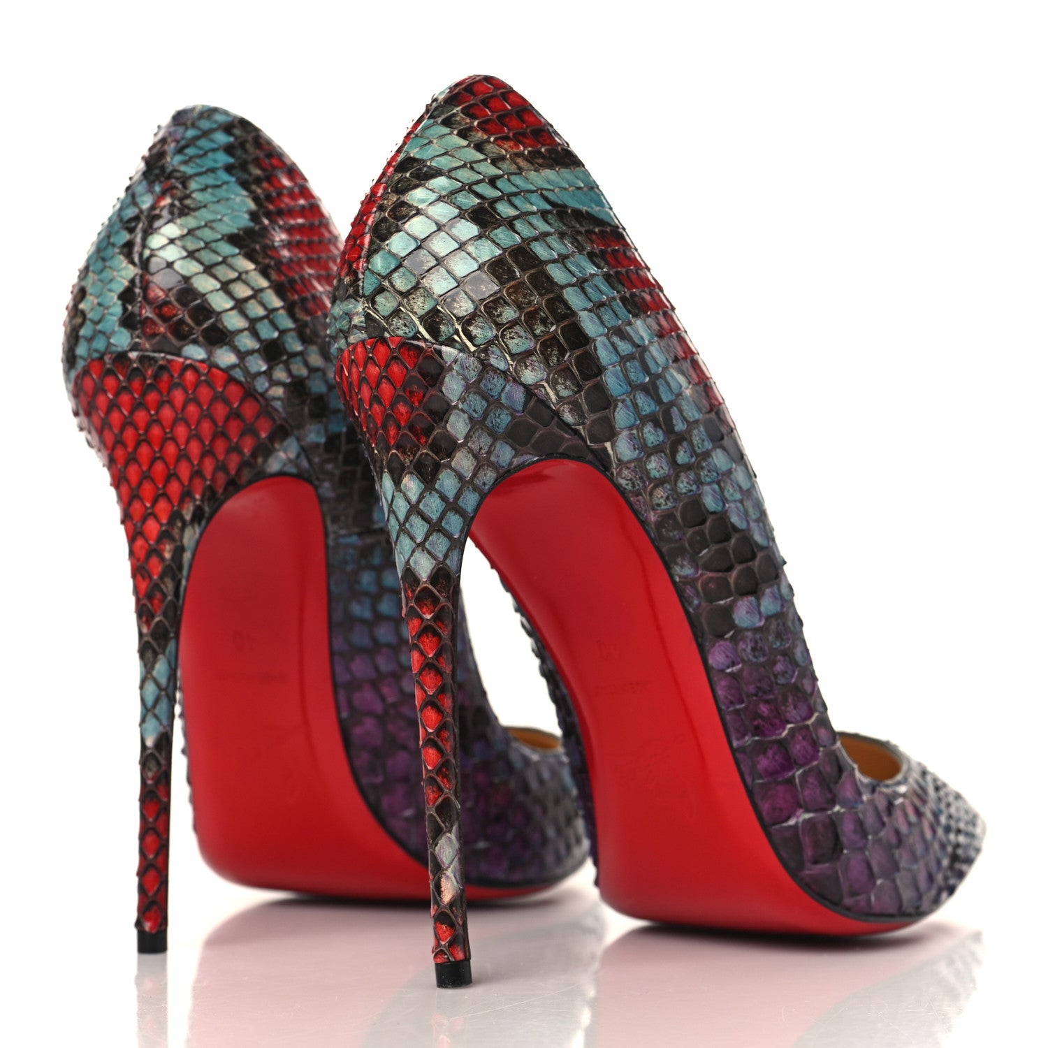 Christian Louboutin Snakeskin So Kate 120 Pumps 40 Multi 4 of 8