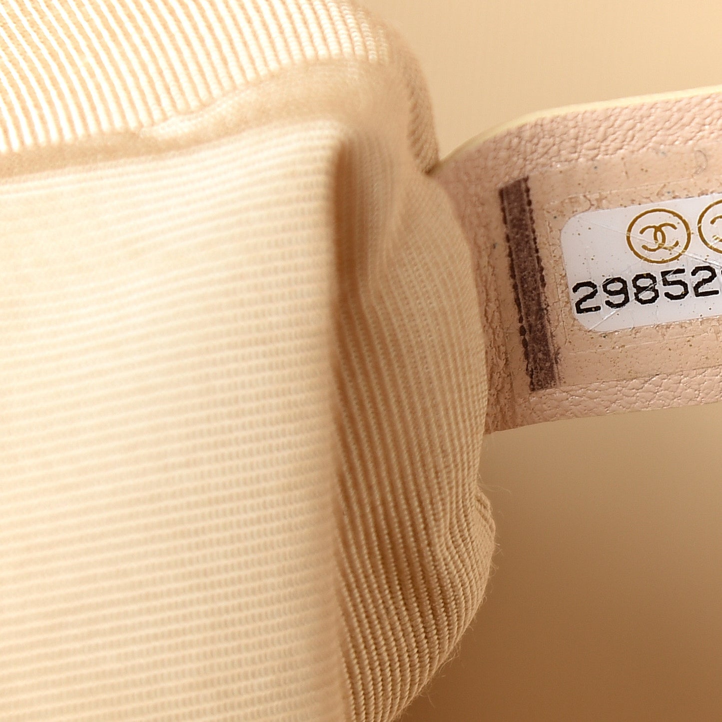 Lambskin Quilted Maxi 19 Flap Light Beige