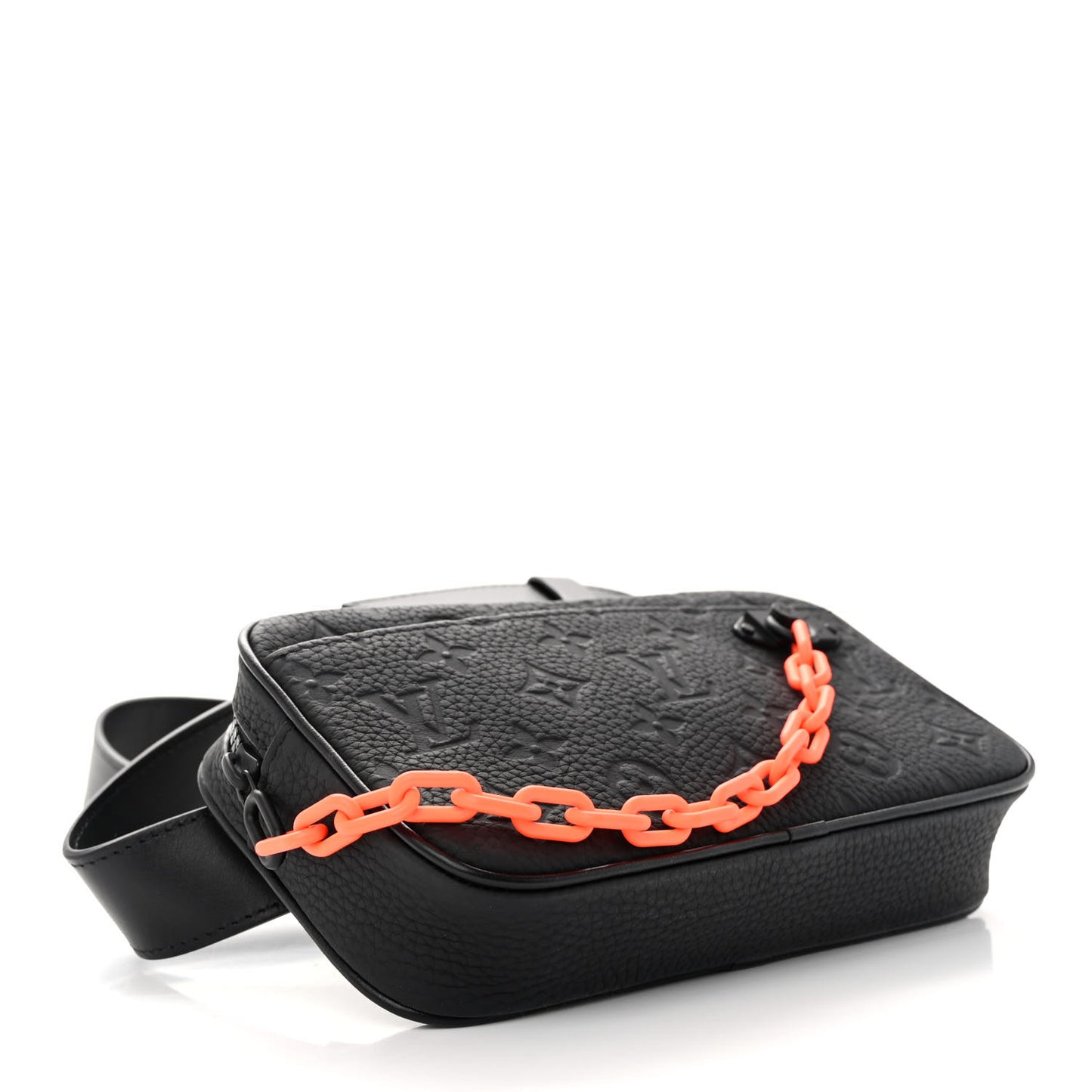 Taurillon Monogram Uniformes Solar Ray Soft Pochette Volga Belt Bag Black