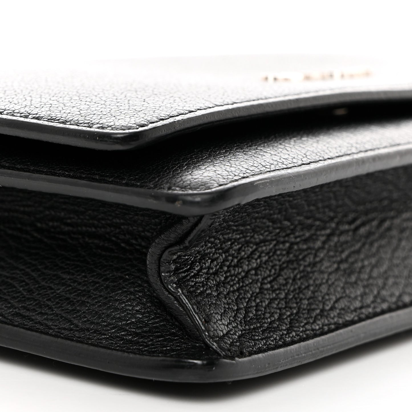 Sugar Goatskin Pandora Chain Wallet Black