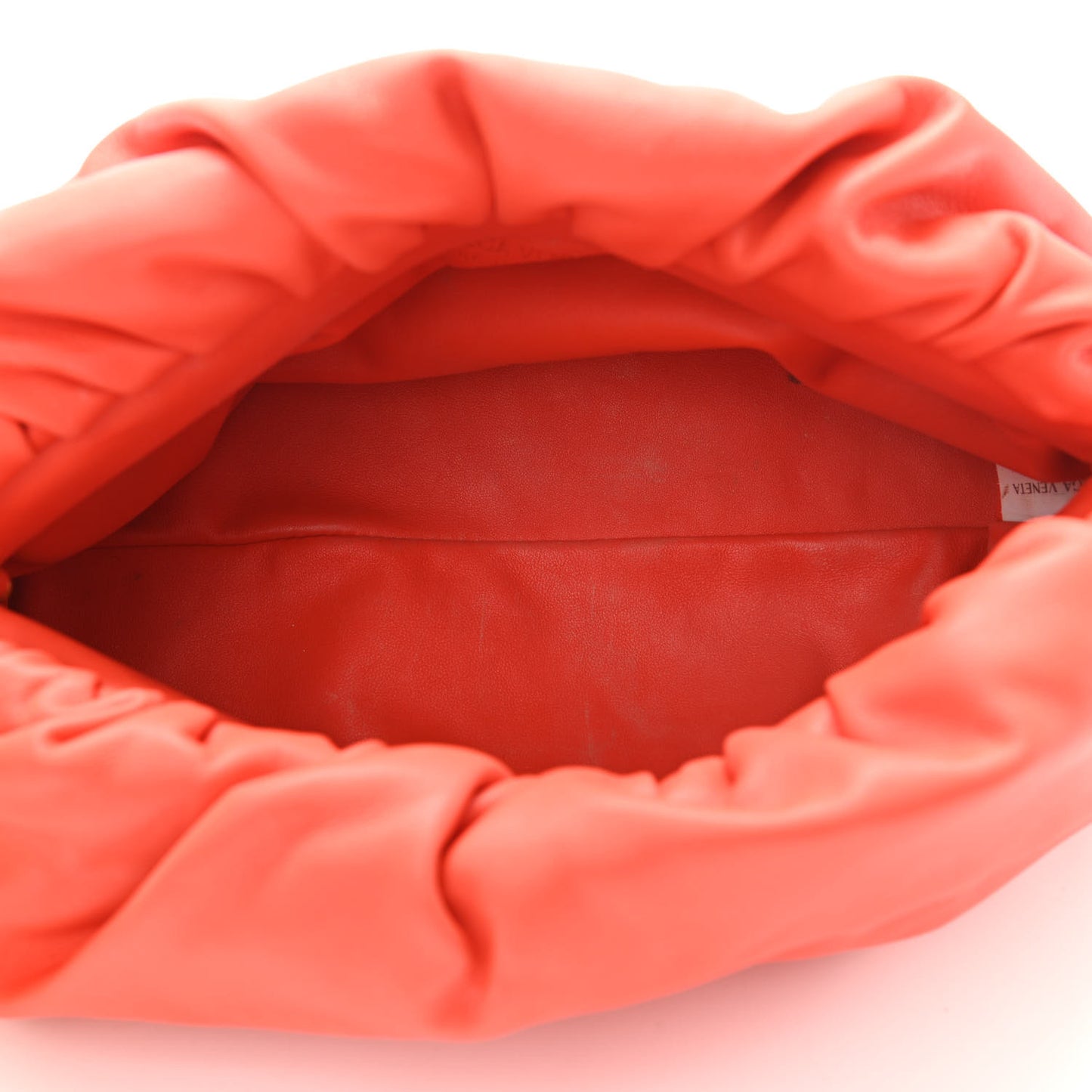 Calfskin The Pouch Chain Orange