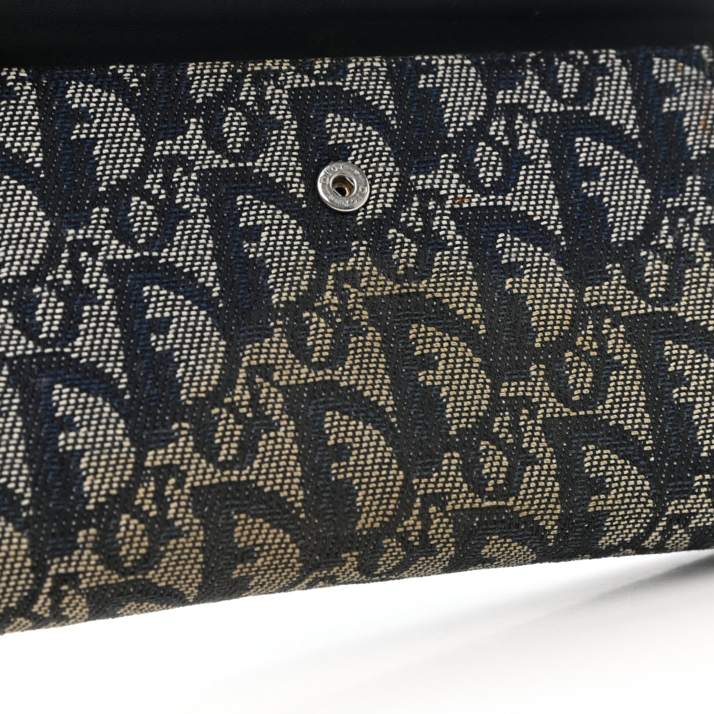 Monogram Saddle Wallet Navy